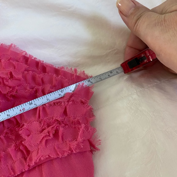 BCBG Gorgeous Pink Silk Chiffon Gown - Picture 3 of 10